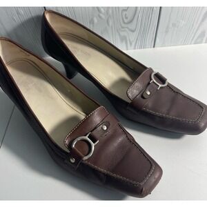 Brown Anne Klein Low Pumps Buckle -Size 9.5